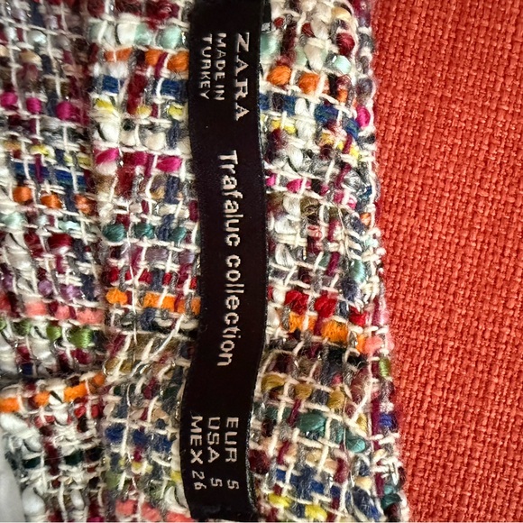 Zara Multi-Color Tweed Short Sleeve Top & Skort - Picture 11 of 12